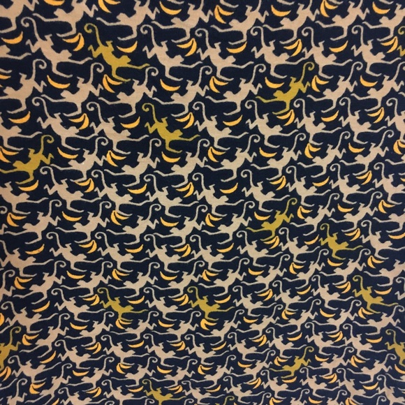 WAYF Monkey Crop Top Bananas Black Small - Picture 3 of 9